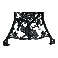 КРАСИВЫЙ СТОЛ, ОСНОВАНИЕ ОТ МАШИНЫ - ПОСЛЕ РЕМОНТА-УНИКАЛЬНЫЙ МОДЕРН, ЦВЕТЫ