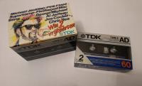 Kaseta magnetofonowa TDK 2pack AD60 1986