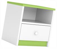 ЖУРНАЛЬНЫЙ СТОЛИК ТУМБОЧКА ДЛЯ РЕБЕНКА ЗЕЛЕНЫЙ С ЯЩИКОМ