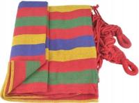 MOCNY HAMAK JEDNOOSOBOWY KOLOROWY 190 x 80 cm