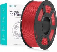 FILAMENT SUNLU 1.75mm PLA META Red Czerwony 1kg