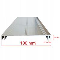 Profil Aluminiowy Radiator 10 cm szeroki - 10 cm - 100 mm - niemalowany
