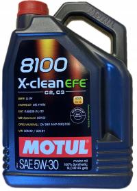 Olej 5W30 5L Motul 8100 X-Clean EFE VW 50500/50501