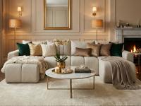 Narożnik Rozkładany 318X149 CM Kształt Litery U + Funkcja Spania - MARTIN