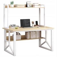 КОМПЬЮТЕРНЫЙ СТОЛ ЯРКИЙ ДУБ НОУТБУК ИГРОВОЙ СТОЛ СОВРЕМЕННЫЙ ЛОФТ 120 СМ