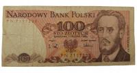Старая Польша коллекционная банкнота 100 зл 1988