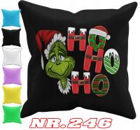 POSZEWKA NA PODUSZKĘ JAŚKA DO PRZEDSZKOLA- GRINCH ŚWIĘTA + IMIĘ GRATIS