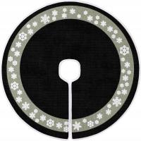 Dywanik Mata Spódnica Choinkowa Spódniczka pod Choinkę 72cm Czarna