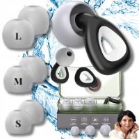 ZATYCZKI DO USZU DO SPANIA NA HAŁAS NA BASEN SILIKONOWE ETUI WODOSZCZELNE