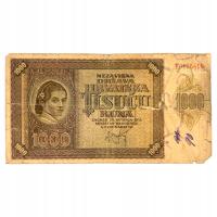 CHORWACJA - 1000 KUNA - 1941