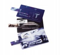 Pamięć w kształcie karty, pendrive 16 GB 25 SZT z nadrukiem dwustronnym