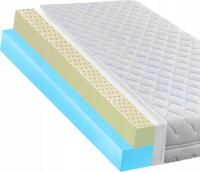 Materac piankowy 80x190 6cm lateks antyalergiczny h1 21cm oddychający H1