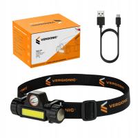 Latarka czołowa z magnesem czołówka cob