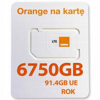 Мобильный интернет Orange LTE 5G 6750GB 91,4 GB EU в год SIM-карта для маршрутизатора
