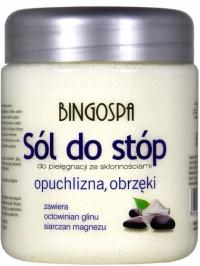 BingoSpa Sól do stóp ze skłonnościami opuchlizna, obrzęki, 550g