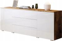 Современный комод 150 см для гостиной с ящиками шкафа фронты блеск Вотан