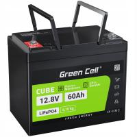 Батарея лития клетки 12.8 в 60ах 768вх Лифепо4 зеленая для шлюпки понтона упс