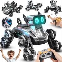 ROBOT PIES NA PILOTA I GESTY ZDALNIE STEROWANY INTERAKTYWNY 8 KÓŁ AKROBACJE