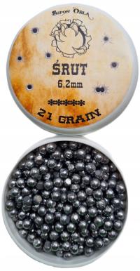 Śrut ołowiany 6,2 mm 1 kg.