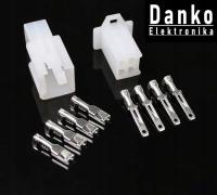 10× ZLACZE KOSTKA WTYK GNIAZDO MOTOCYKLOWE MTW 4 PIN