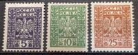 POLSKA Fi 242-244 * 1928 Godło państwa (2)