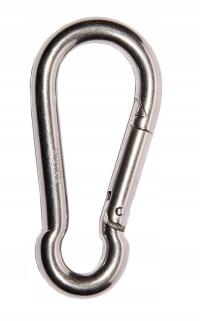 Karabińczyk zatrzaskowy karabinek 10mm - 10 szt