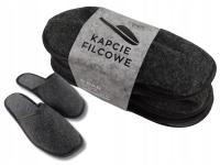 Гостевые тапочки войлочные набор из 5 пар rozm - 36,38,40,42,44