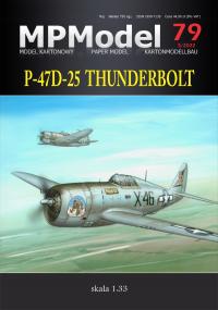 P-47D-23 Thunderbolt, MPModel, 1:33