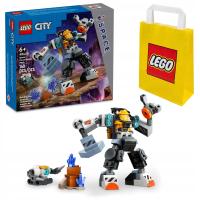 LEGO CITY 60428 СТРОИТЕЛЬНЫЕ БЛОКИ КОСМИЧЕСКИЙ МЕХ ФИГУРКИ ДЕТСКИЙ ПОДАРОК СУМКА