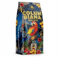 Кофе COLUMBIANA MACAW зернистый 1 кг свежеобжаренный -100% арабика-BLUE ORCA