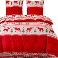 KOMPLET POŚCIELI 160x200 SATYNA BAWEŁNIANA WZORY DLA WIOSENNA PREZENT