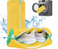 Worek do prania butów w pralce | Ochronny pokrowiec na obuwie (Żółty)