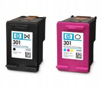 Комплект 2x чернил HP N9J72AE 301 черный цвет Оригинал