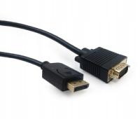 Кабель VGA DisplayPort 1.8 m черный