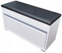 Шкаф для обуви с сиденьем коробка для хранения 60X30D белый