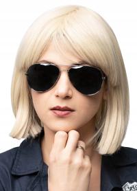 Czarne Okulary Przeciwsłoneczne Policjanta Glina Stróż Prawa Policja