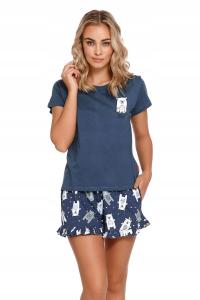 Doctor Nap piżama damska bawełna wielokolorowy