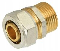 ZŁĄCZKA PEX NYPEL 16x1/2 GZ ALUPEX NYPLOWA MOCNA MOSIĄDZ WYSOKA JAKOŚĆ