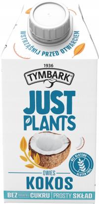 TYMBARK JUST PLANTS KOKOS NAPÓJ ROŚLINNY BEZ DODATKU CUKRU 500ML