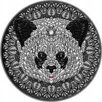 PANDA MANDALA COLLECTION 2 OZ 5 DOLLARS NIUE 2021