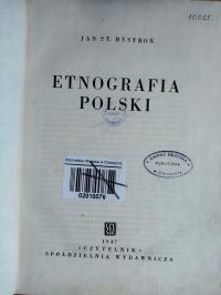 ETNOGRAFIA POLSKI BYSTROŃ 1947
