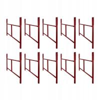 Ramka mała połówka pół rama do rusztowania warszawskiego bordowa 10x