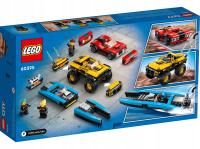 LEGO 60395 CITY WYŚCIG SAMOCHODY TUNING NEED FOR SPEED F1 VIP SZYBKO 24H