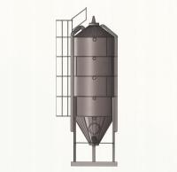 Silos paszowy lejowy 9,50m3 w całości do paszy dostawa hds pod dom