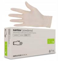 Rękawice rękawiczki lateksowe pudrowane 100 szt