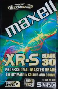 Kaseta VHS Maxell XR-S Black 30