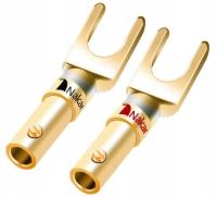 Вилка Nakamichi HQ Premium 100% OFC Copper 24k Gold