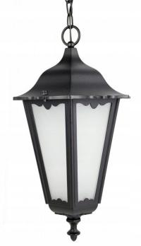 SU-MA Lampa ogrodowa wisząca RETRO MAXI E27 czarna