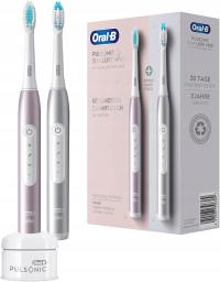 Szczoteczka pulsacyjna Oral-B Pulsonic Slim Luxe 4900 Duo platinum/rose