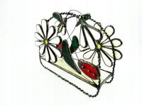 Serwetnik witrażowy STOKROTKA I BIEDRONKA